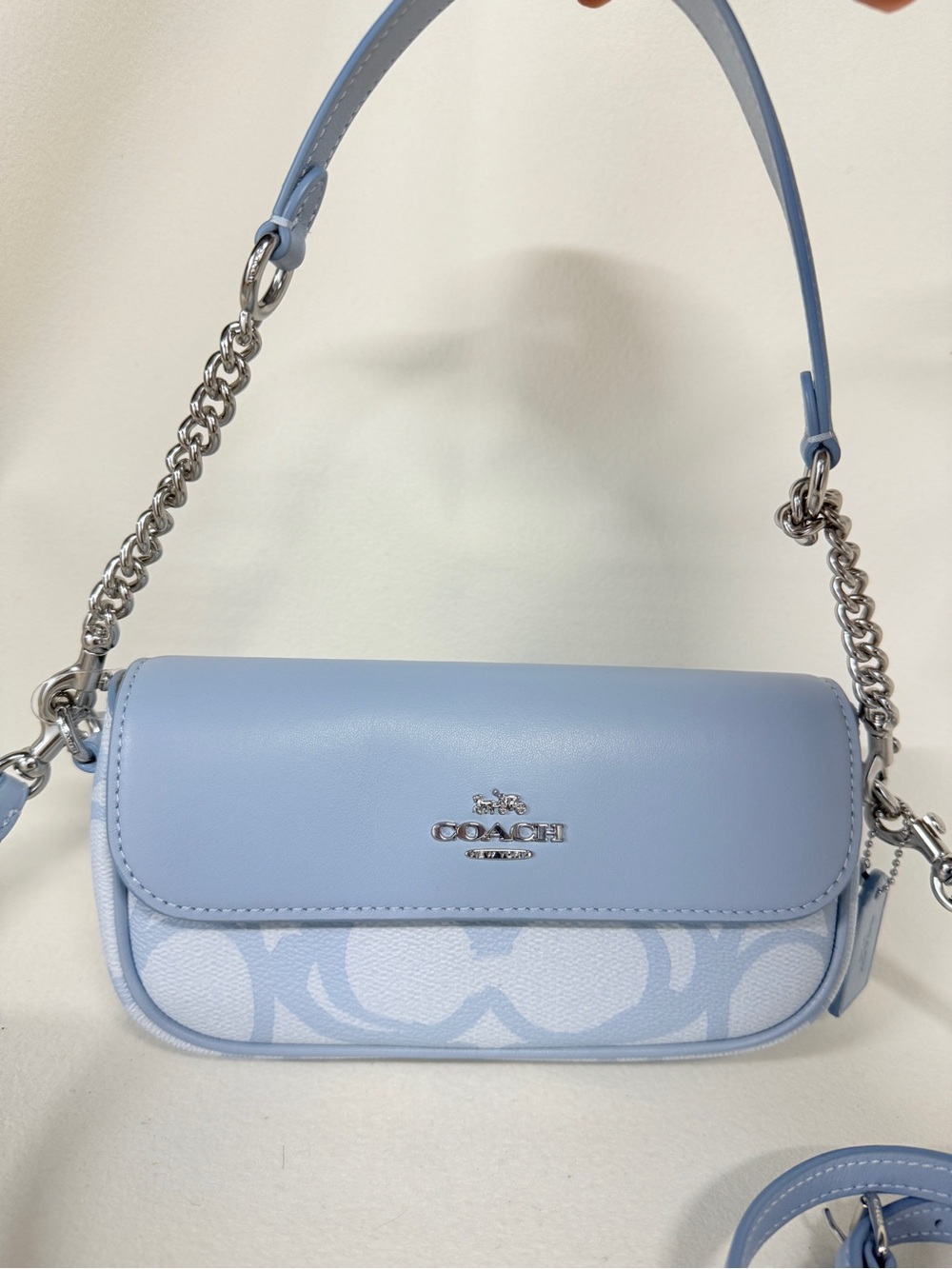 coach Hailey Flap Bag In Sketch Signature Canvas cbj18